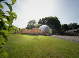 Bulles Odette & Ginette et Tiny House Suzette "Au guet Marais" Etape Insolite, minijaturna kuća u gradu 'Paliseul'
