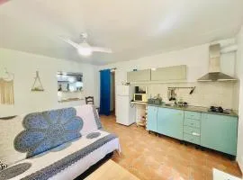 Estudio adosado con jardín y parking privado