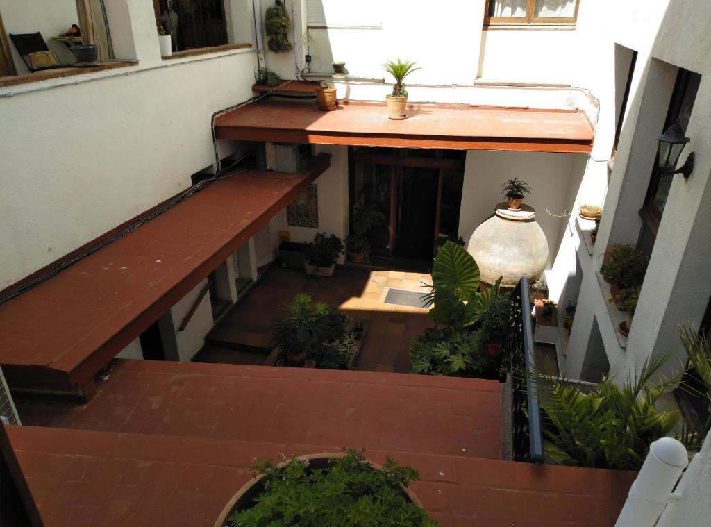 Uma varanda ou terraço em Hotel Corisco