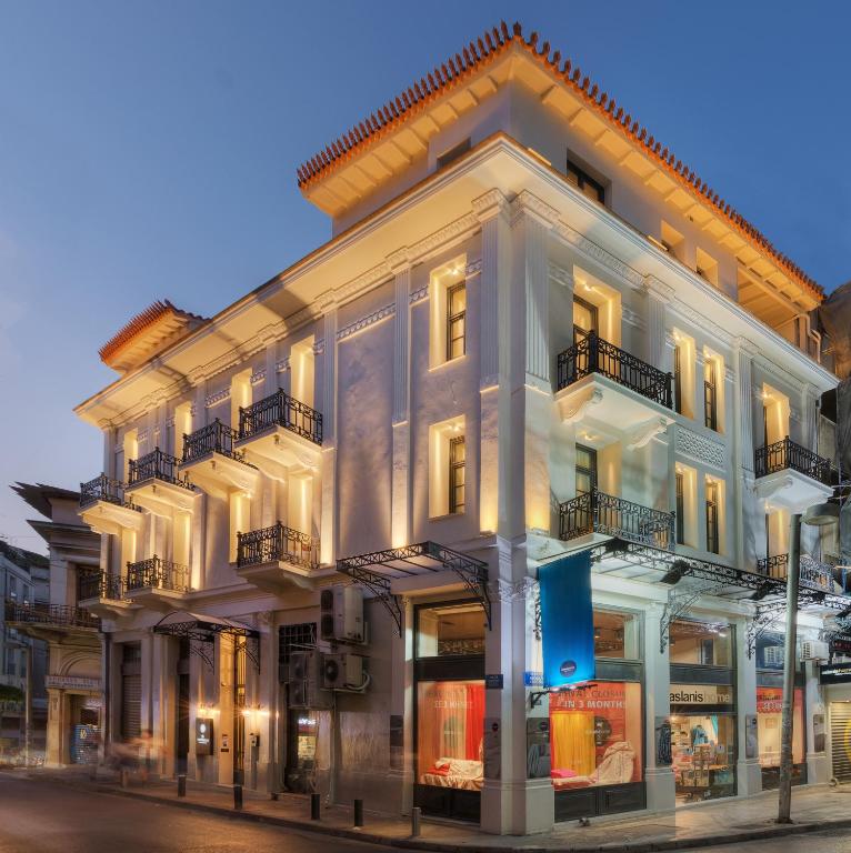 El edificio en el que está el hotel