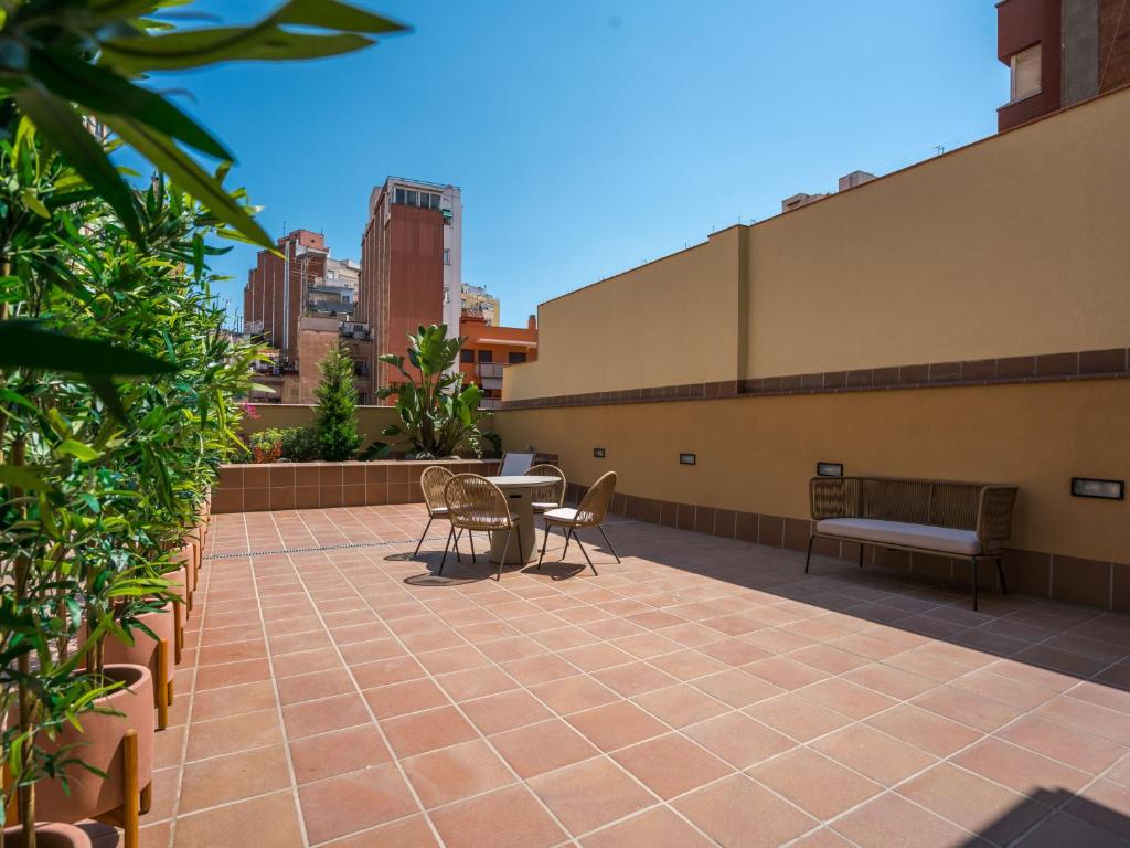 O edifício onde o hotel está situado