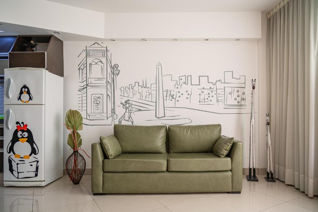 Ruang duduk di Shoshana Hotel Boutique