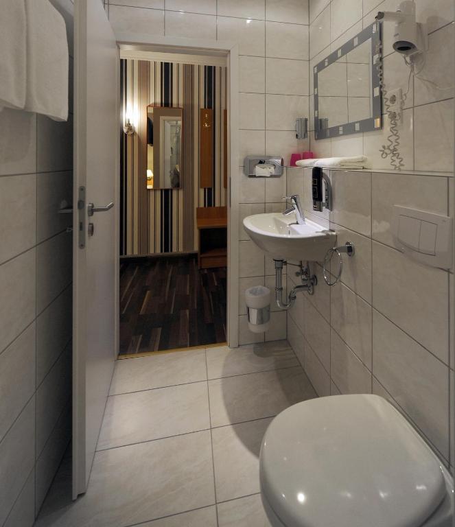 Kúpeľňa v ubytovaní Fair Hotel Villa Diana