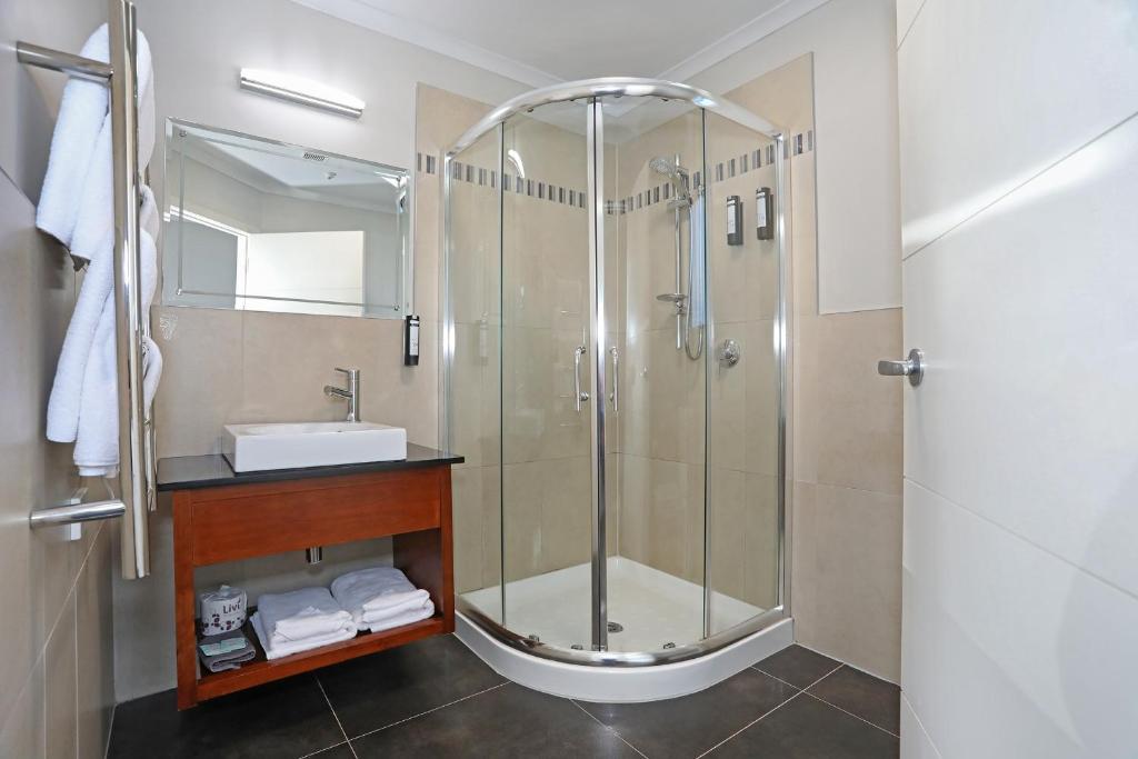 Ванная комната в City Corporate Motor Inn