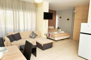 Et sittehjørne på Kalamata beach apartment