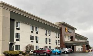Bygningen som hotellet ligger i