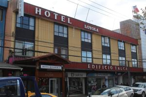 El edificio en el que está el hotel