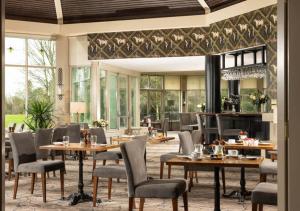 The Lodges at Kilkea Castle餐廳或用餐的地方
