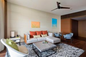 Un lugar para sentarse en Hyatt Regency Seragaki Island Okinawa