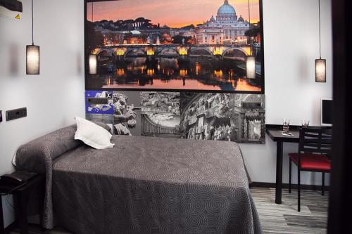 Televiisor ja/või meelelahutuskeskus majutusasutuses JC Rooms Santo Domingo