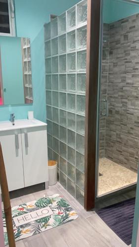BUNG À ZIOTTE tesisinde bir banyo