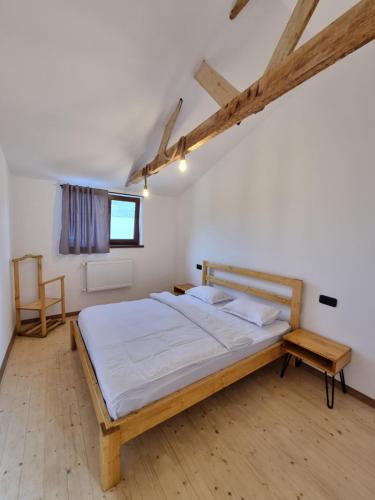 En eller flere senge i et værelse på The Penthouse ,apartment with 2 bedrooms,whole apartment, апартмент целиком