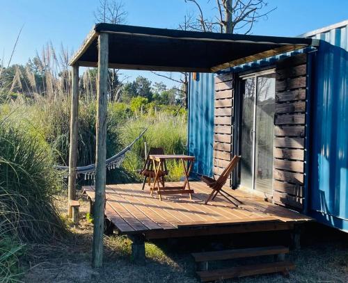 Dārzs pie naktsmītnes La Fresa glamping