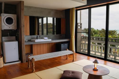 Η κουζίνα ή μικρή κουζίνα στο Hotel Yagajiso