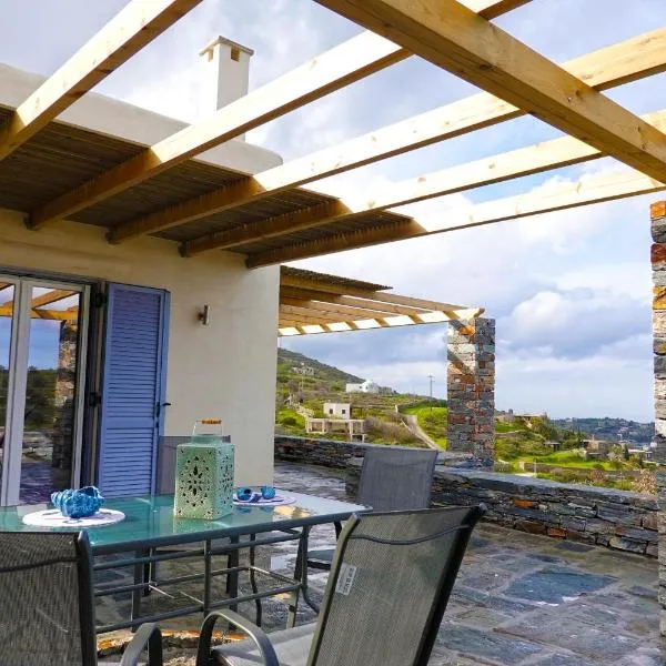Cycladic Villa with sea view!, hótel í Kéa