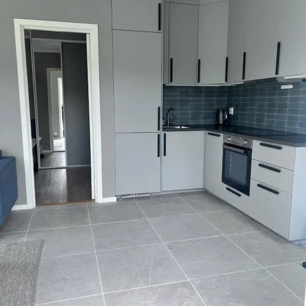 Newly built, bright apartment, hotell i Skien